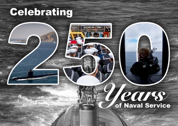 U.S. Navy 250th Birthday Submarine Force Poster