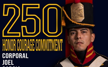 Marine Forces Reserve 250th Birthday pageant poster