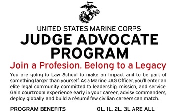 Judge Advocate Program Flyer