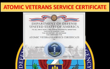 Atomic Veteran Certificate and page Background