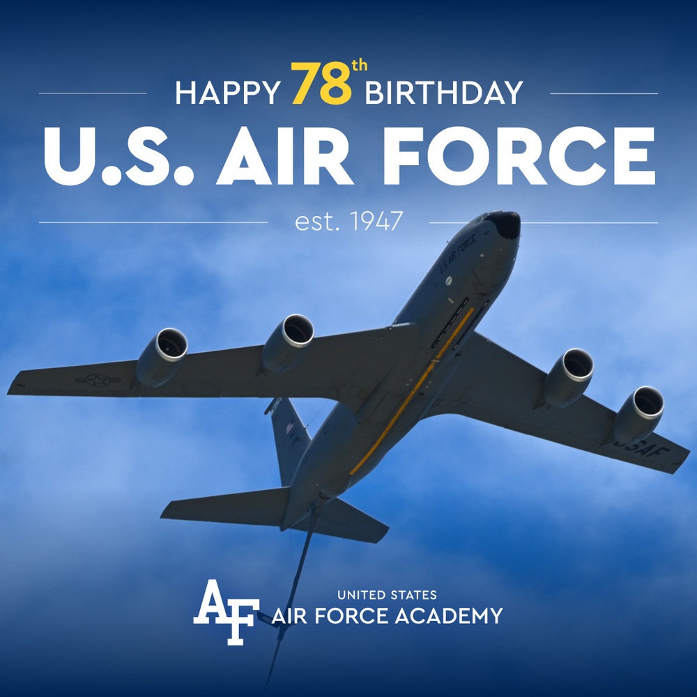 Air Force Happy Birthday Graphic