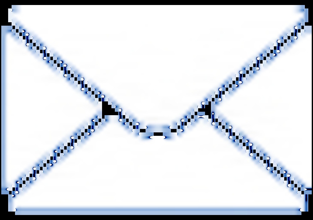 White email envelop icon