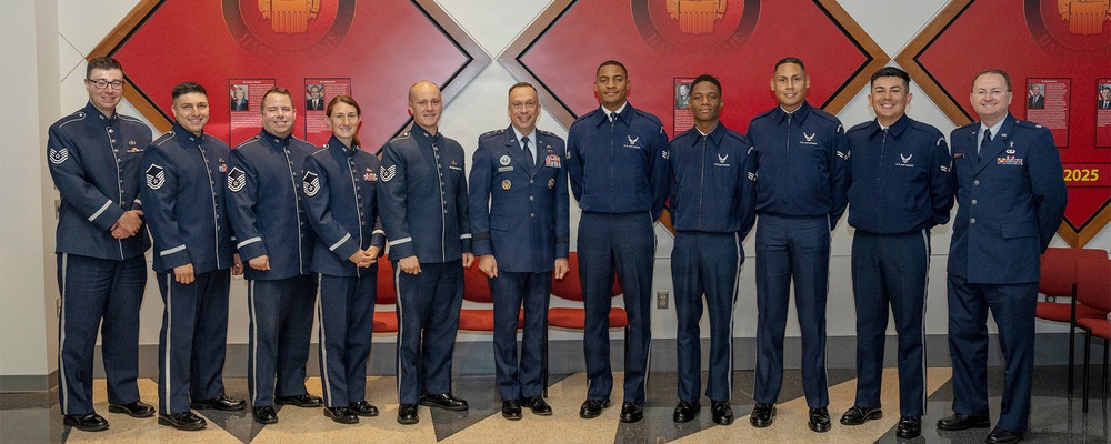Members of DTRA celebrate the 78th birthday of the United States Air Force