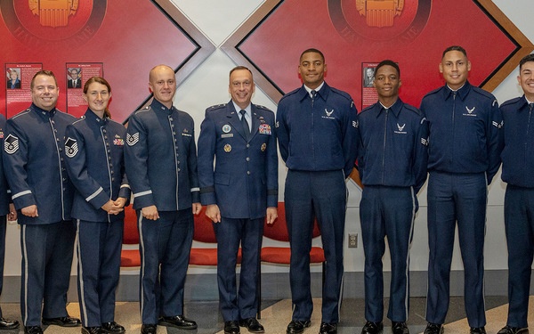 Members of DTRA celebrate the 78th birthday of the United States Air Force