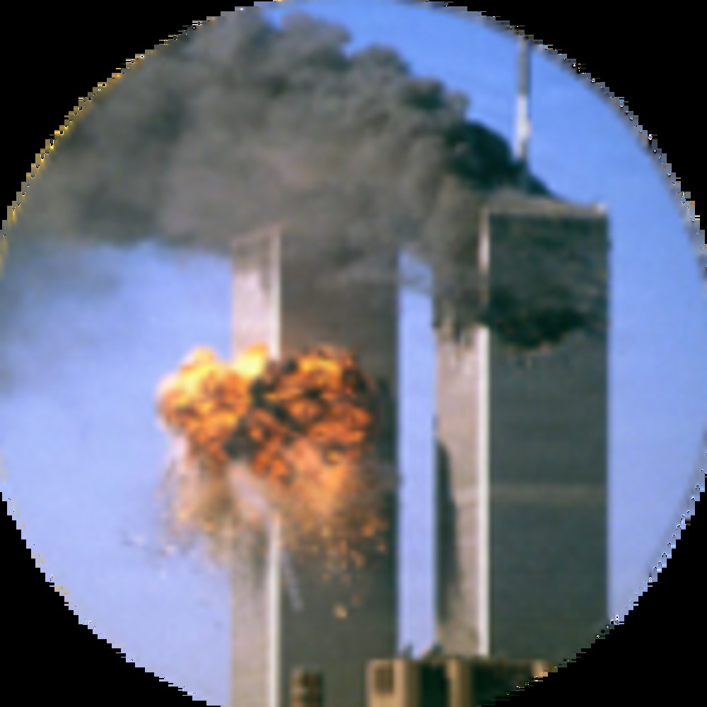 Twin Towers on Fire Twin Towers on Fire
