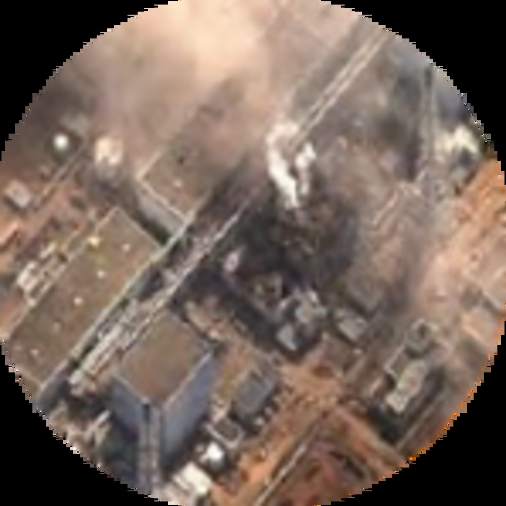 Arial View of Trade Center Damage