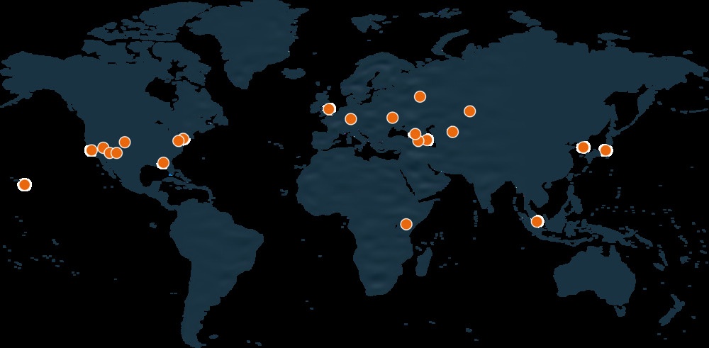 Map of DTRA Locations Map of DTRA Locations