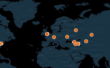 Map of DTRA Locations
