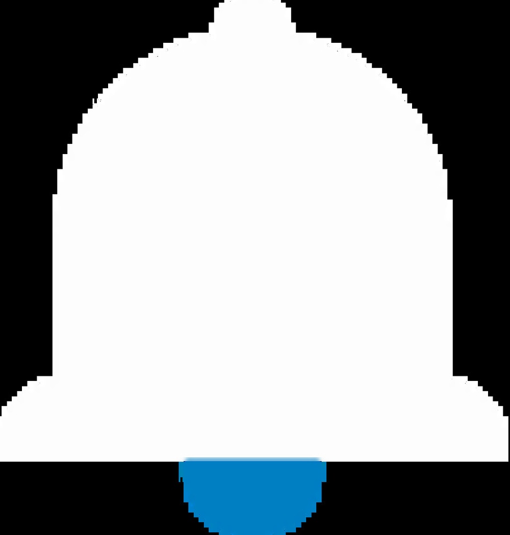 White Bell Icon