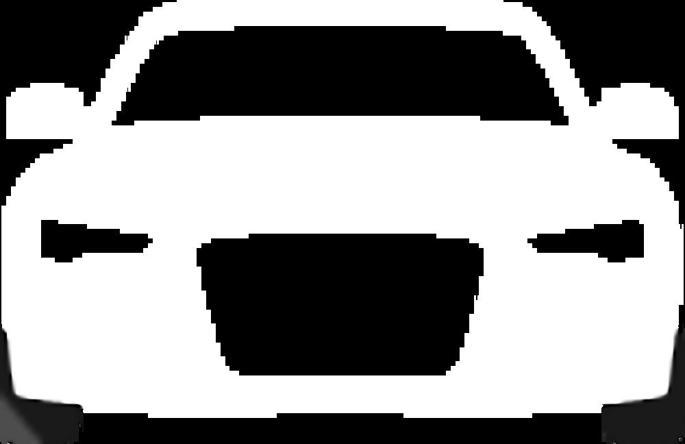 White Car Icon White Car Icon