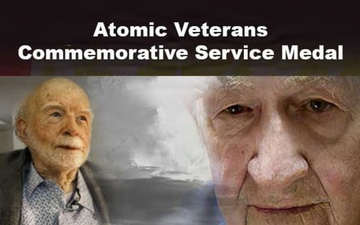 Composite of Atomic Veterans with the Atomic Veteran Seal