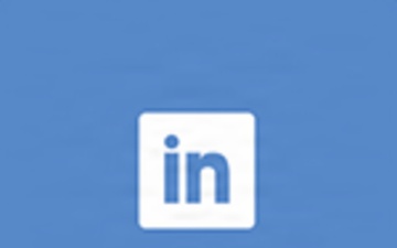 Linkedin Logo, blue, used for LinkedIn platform