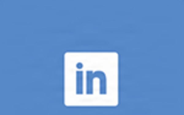 Linkedin Logo, blue, used for LinkedIn platform