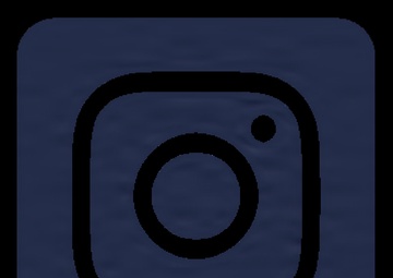 Instagram logo, blue, used for Instagram platform