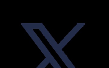 X Logo, blue, used for x platform