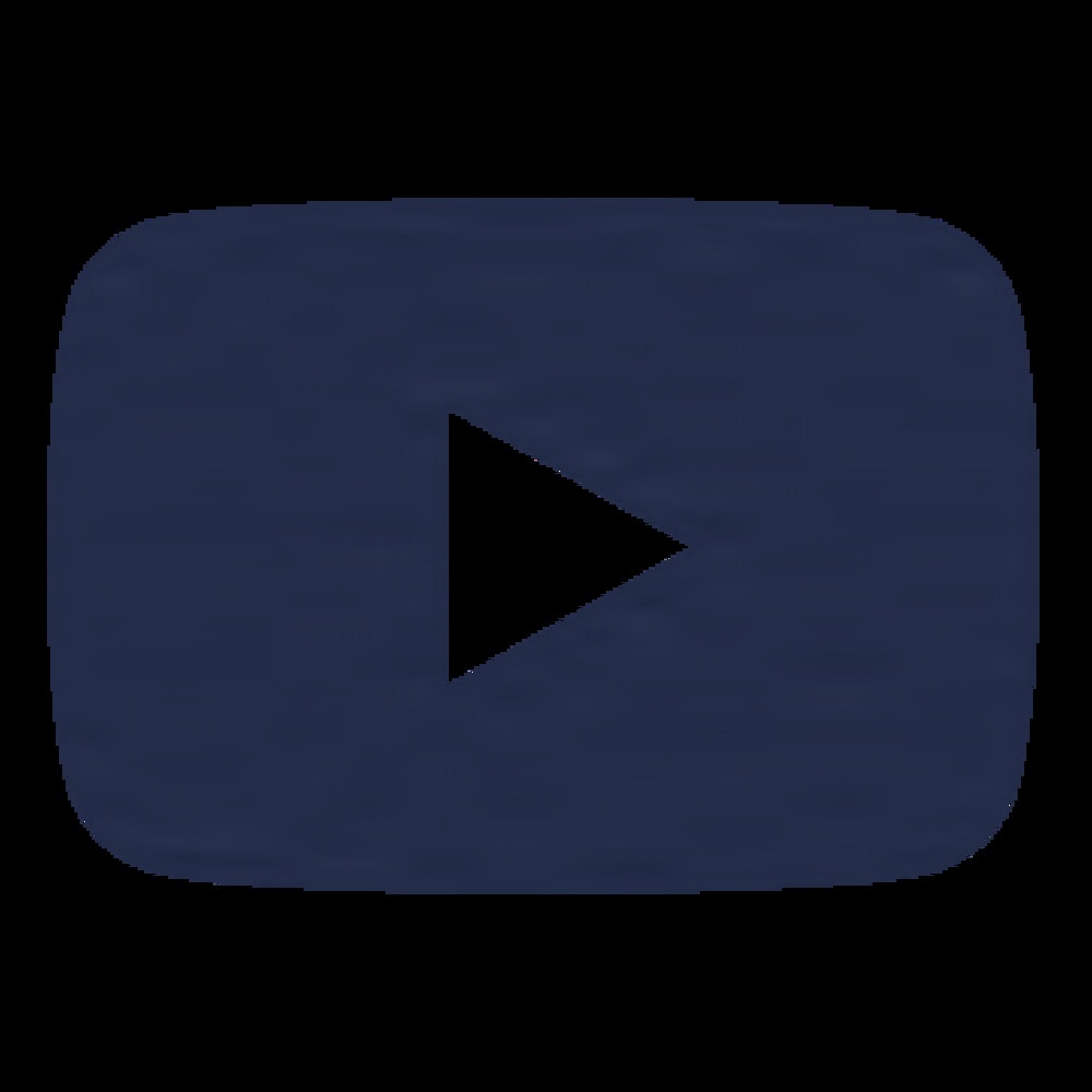 youtube Logo, blue, used for Youtube platform