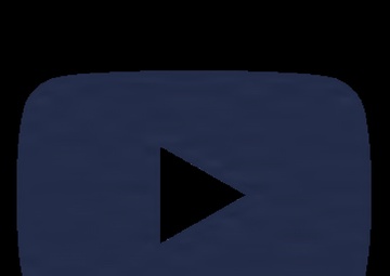 youtube Logo, blue, used for Youtube platform