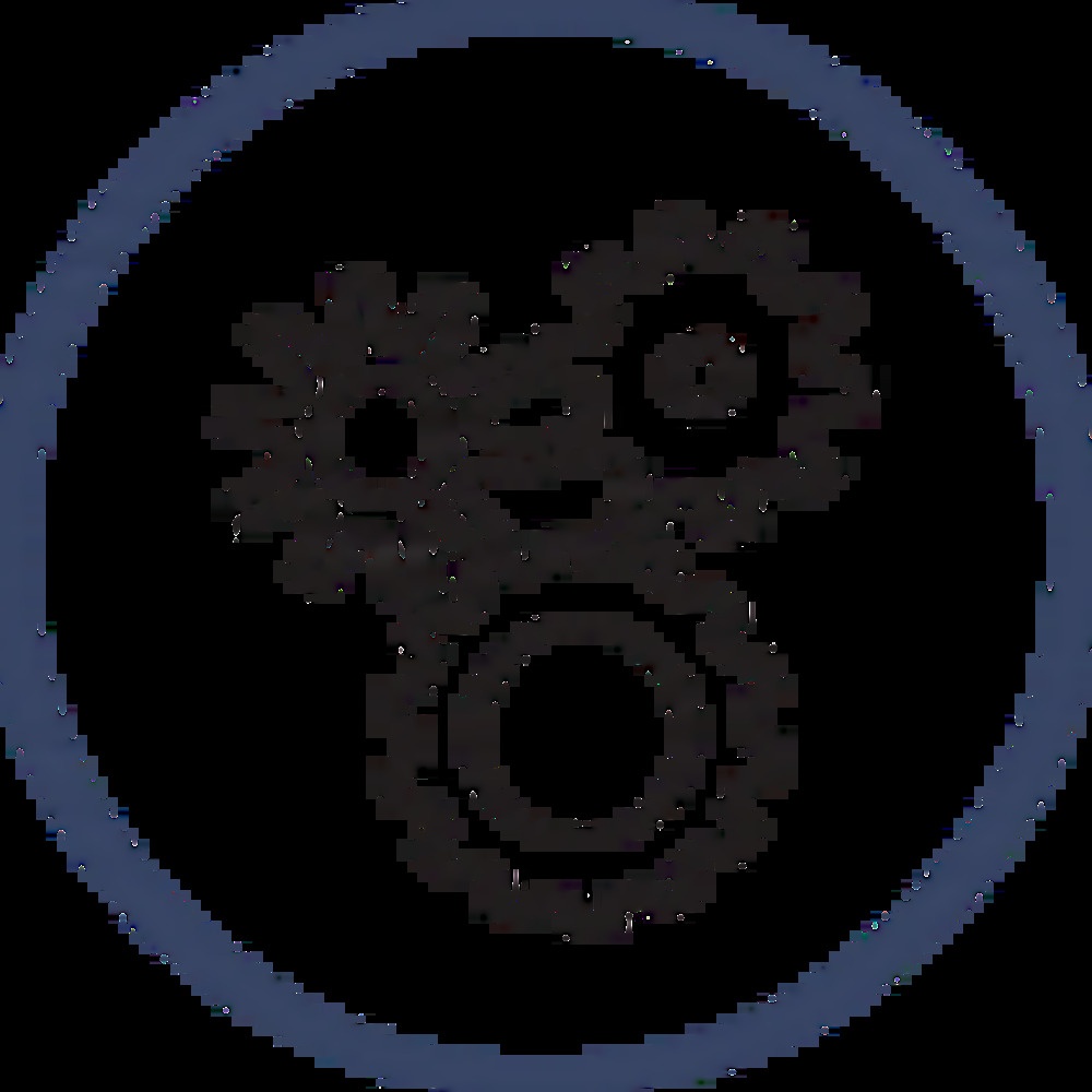 Interconnected gears within a circular icon represent Defense Threat Reduction Agency's research and development mission. Interconnected gears within a circular icon represent Defense Threat Reduction Agency's research and development mission.