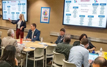 Employees at workshop