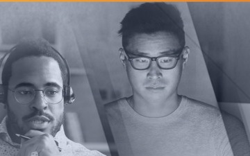 A composite graphic featuring three professionals represents the DTRA Joint Science and Technology Office University Engagement program.