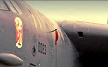 Detail of a large military plane