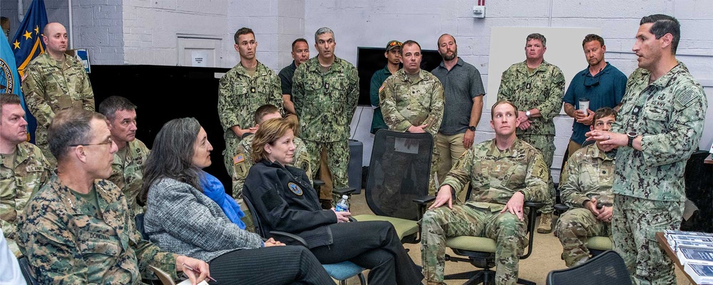Group photo of participants for the Atomic Veteran's Medal Ceremony.