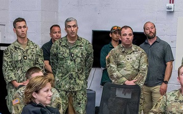 Group photo of participants for the Atomic Veteran's Medal Ceremony.