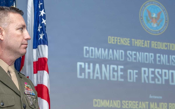 United States Marine Sergeant Major Daniel Mangrum incoming CSEL DTRA