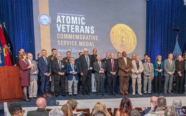 The Defense Threat Reduction Agency conducted Atomic Veterans Commemorative Service Medal (AVCSM) Ceremony