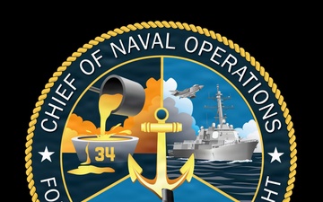 34th Chief of Naval Operations Official Seal