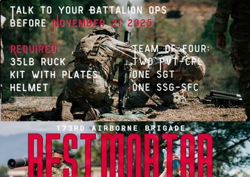 Who’s the Best? 173rd Airborne Brigade Opens Tryouts for 2025 “Best of Series”