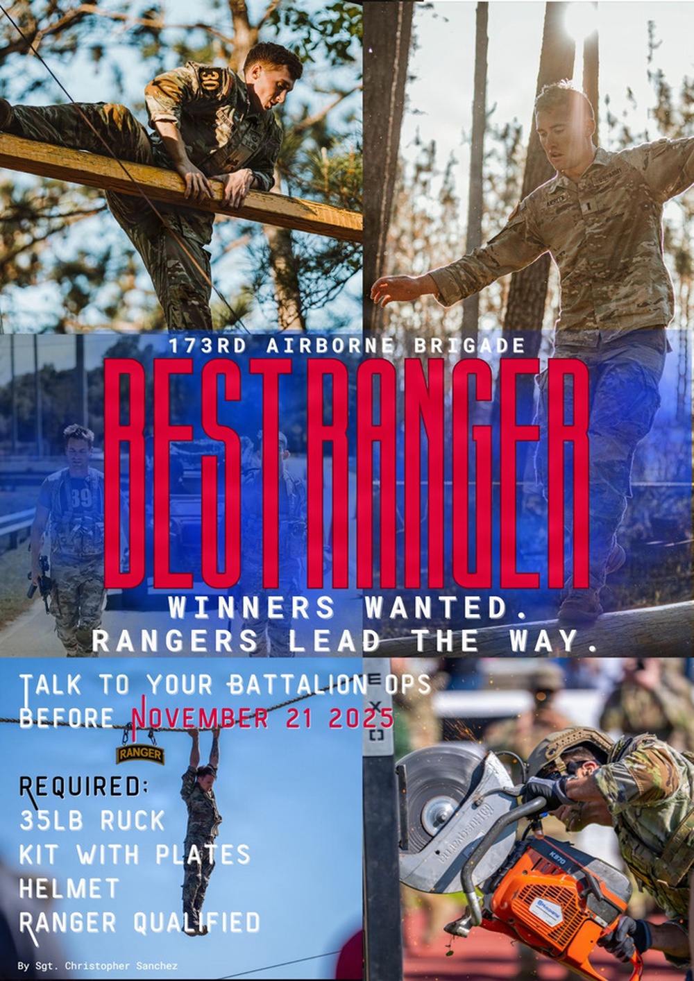Who’s the Best? 173rd Airborne Brigade Opens Tryouts for 2025 “Best of Series”
