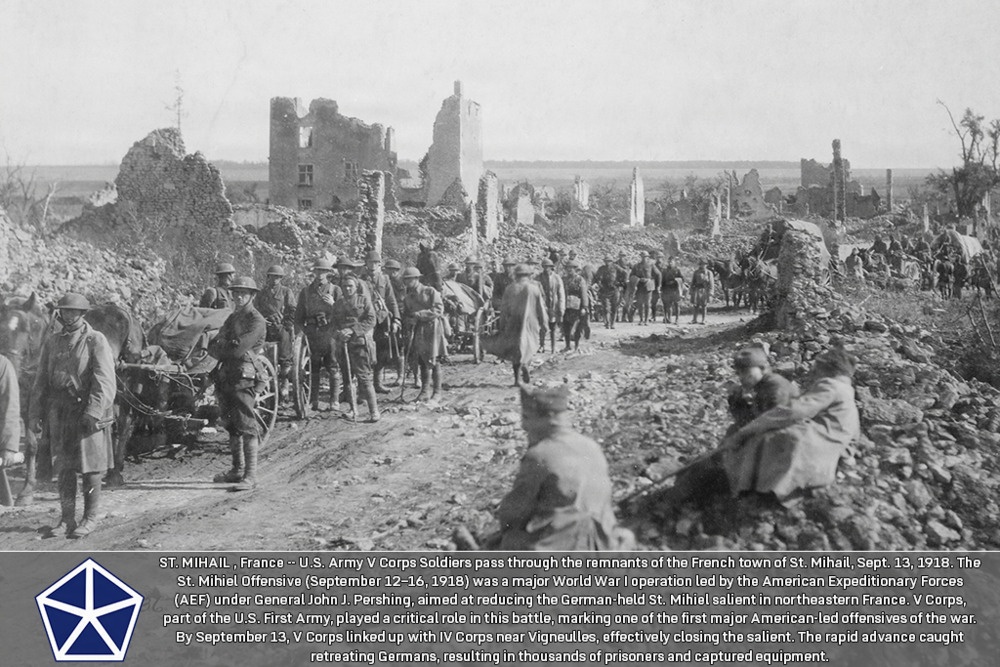 V Corps During World War I