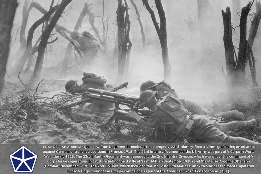 V Corps During World War I