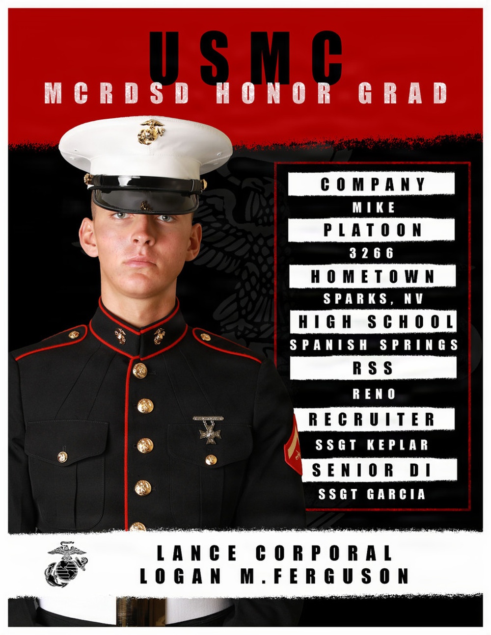 Mike Company Honor Graduate