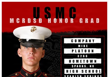 Mike Company Honor Graduate