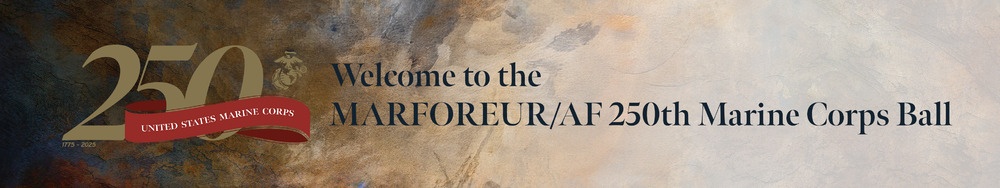 250th Marine Corps Ball | Ball Logo Banner 1