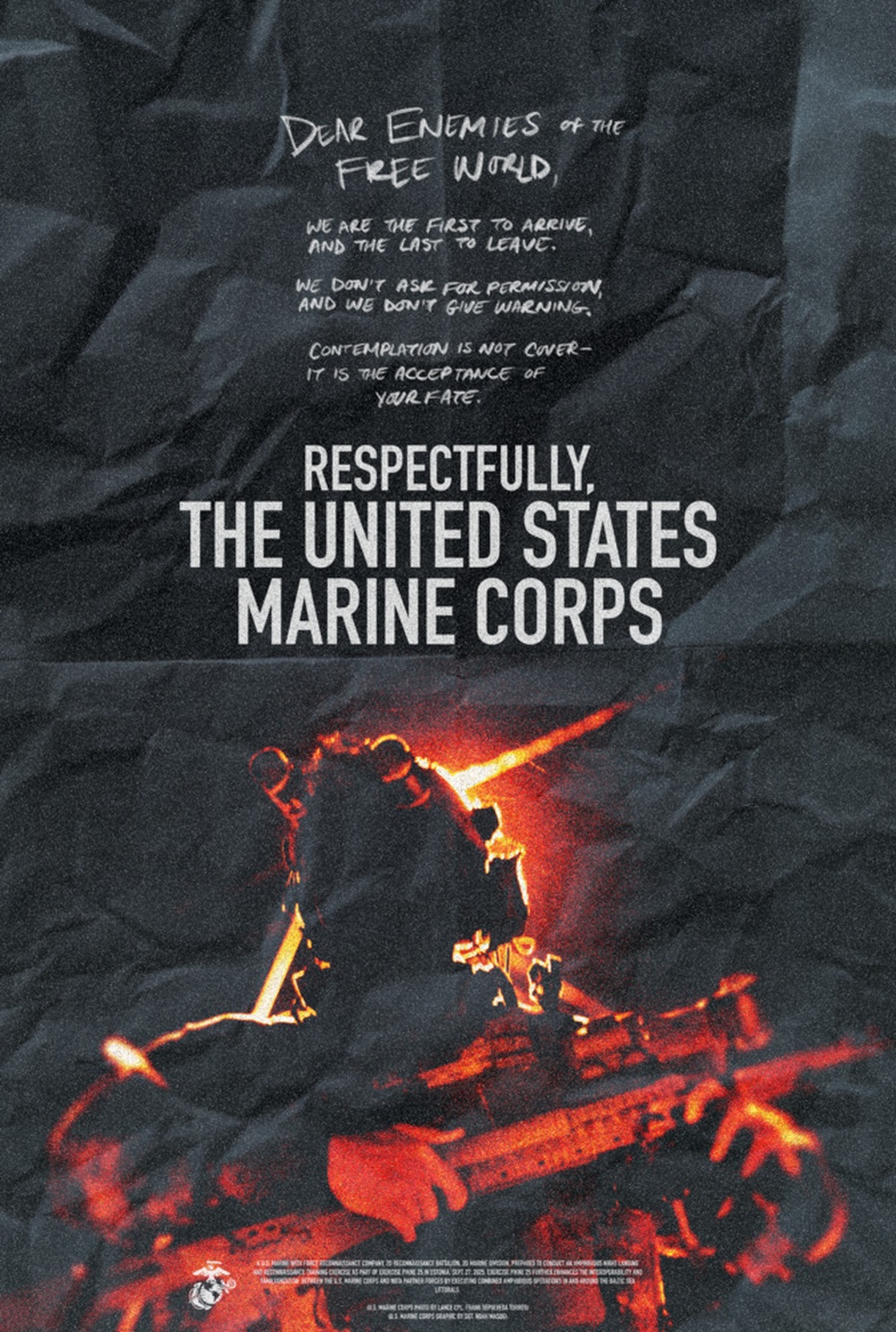 First to Arrive, Last to Leave | Dear Enemies of the Free World