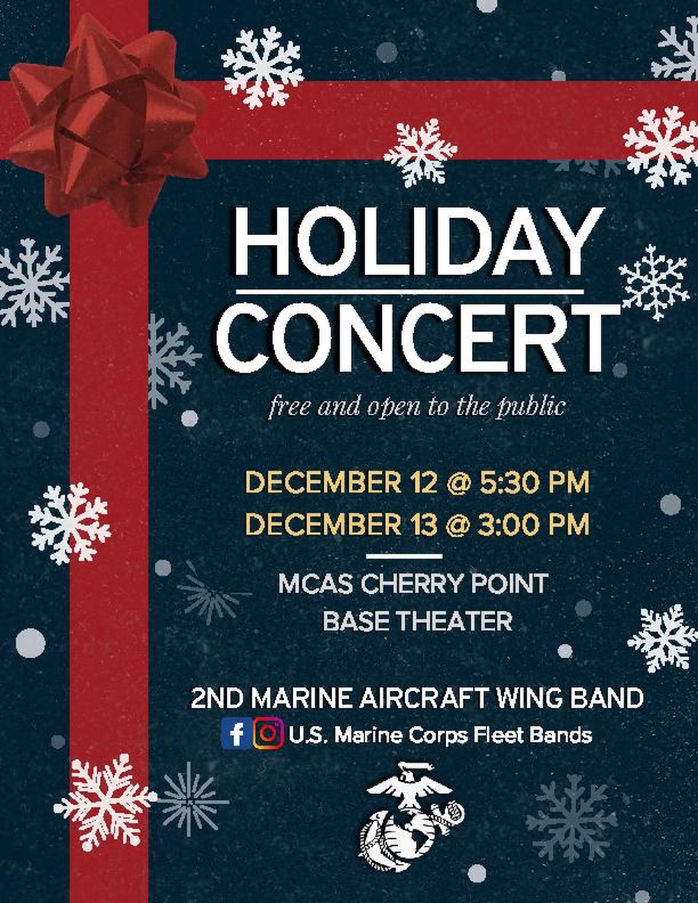 2nd MAW Band Holiday Flyer