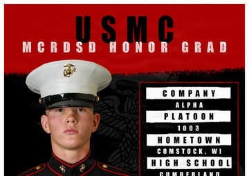 Alpha Company Honor Graduate