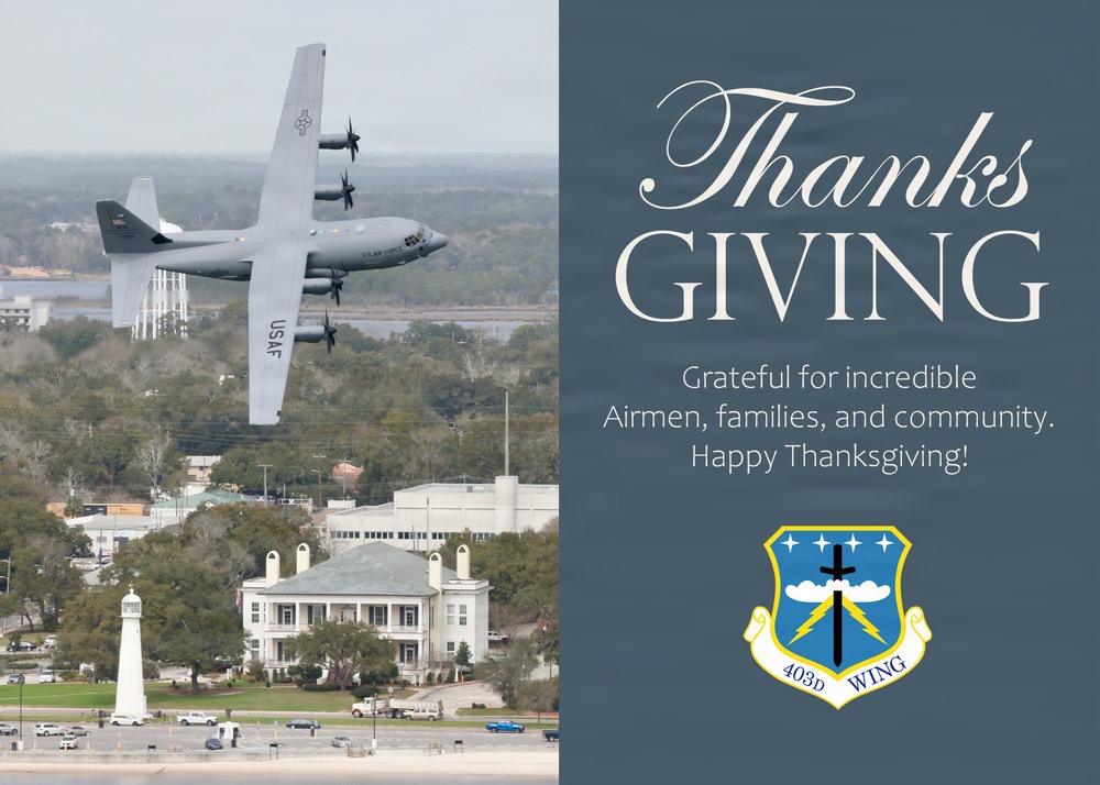 Honored to Serve: Happy Thanksgiving!