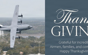 With gratitude for you: 403rd Wing Commander's Thanksgiving message