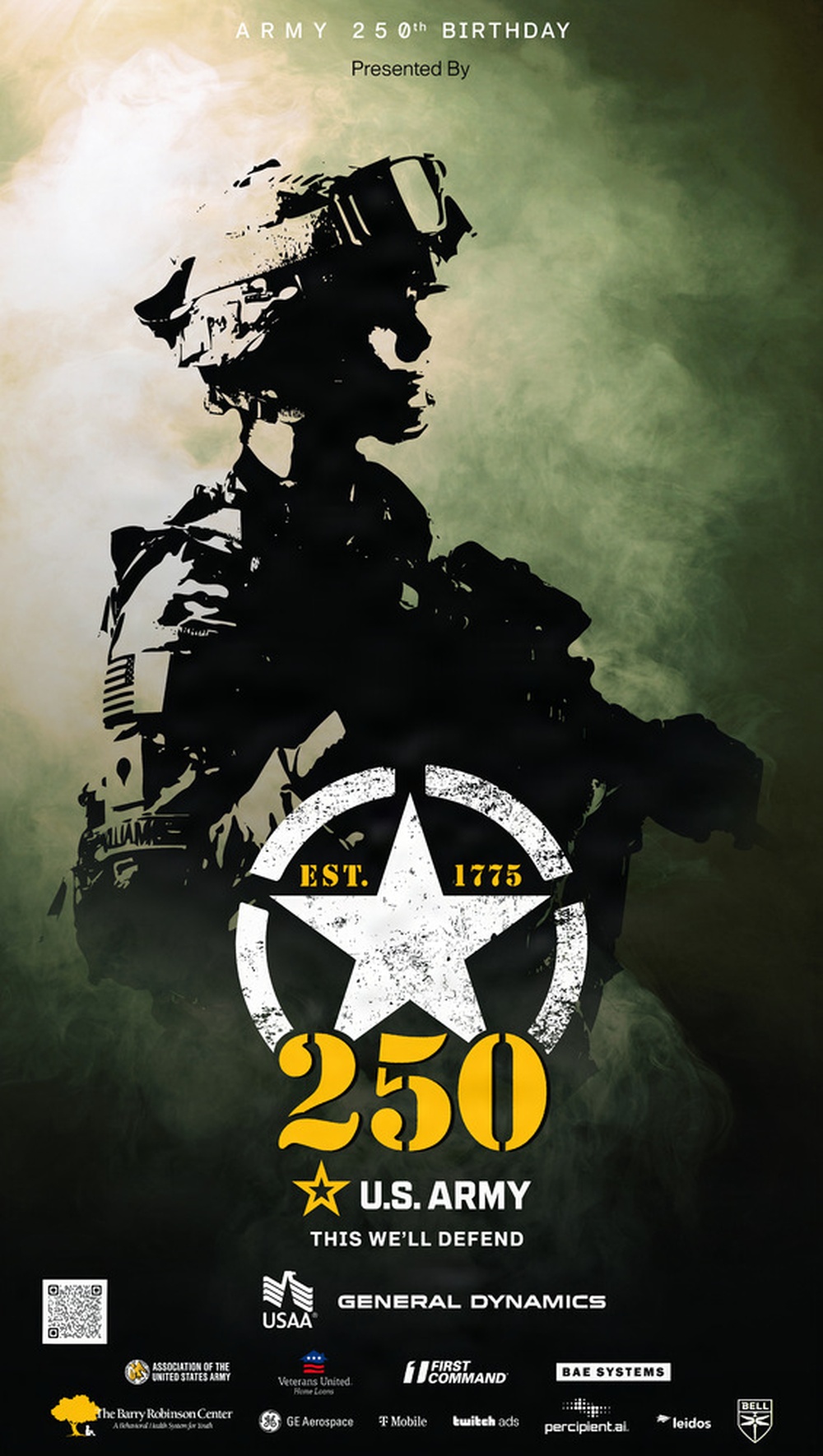 Army 250th Ad Poster