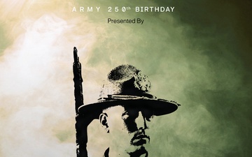 Army 250th alternate Ad poster