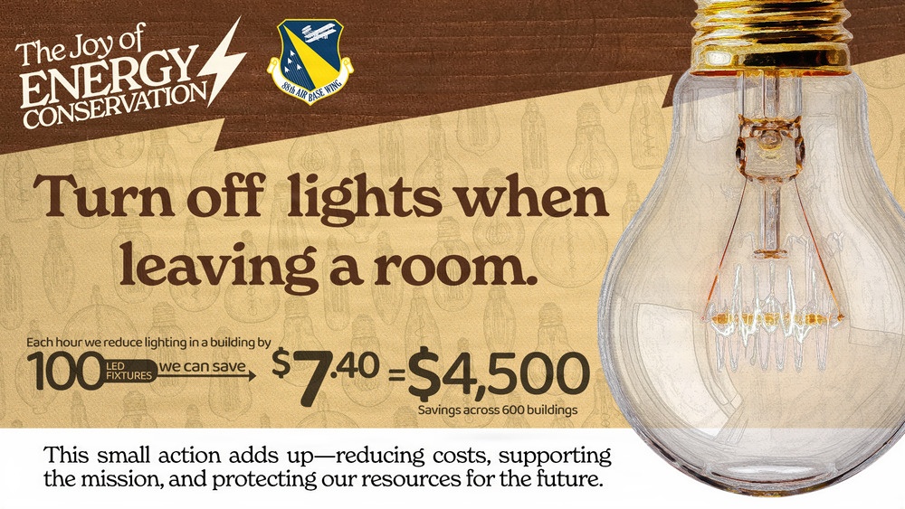 The Joy of Energy Conservation: Social Media Graphic