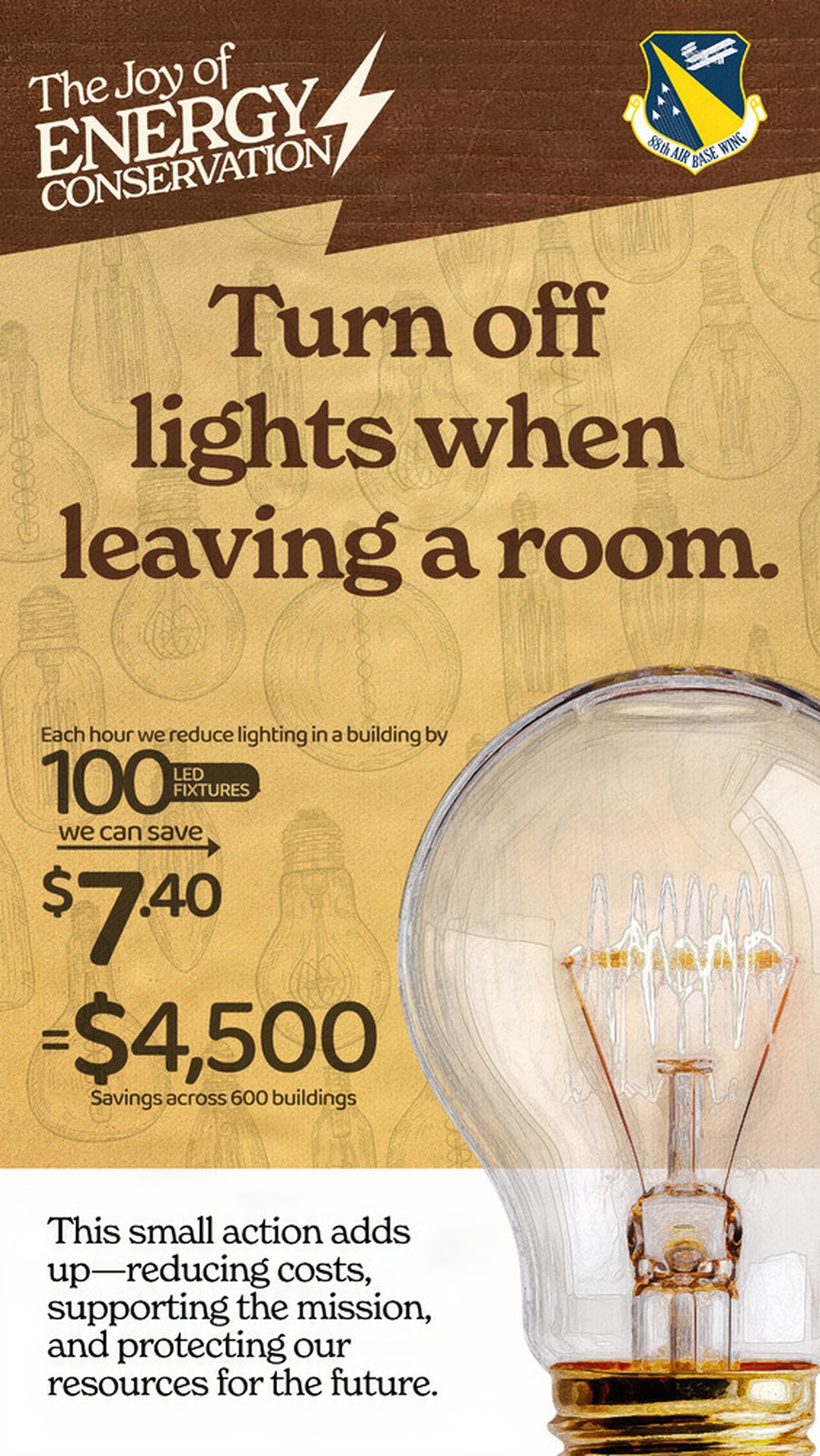 The Joy of Energy Conservation: Social Media Graphic