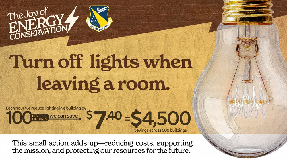 The Joy of Energy Conservation: Social Media Graphic