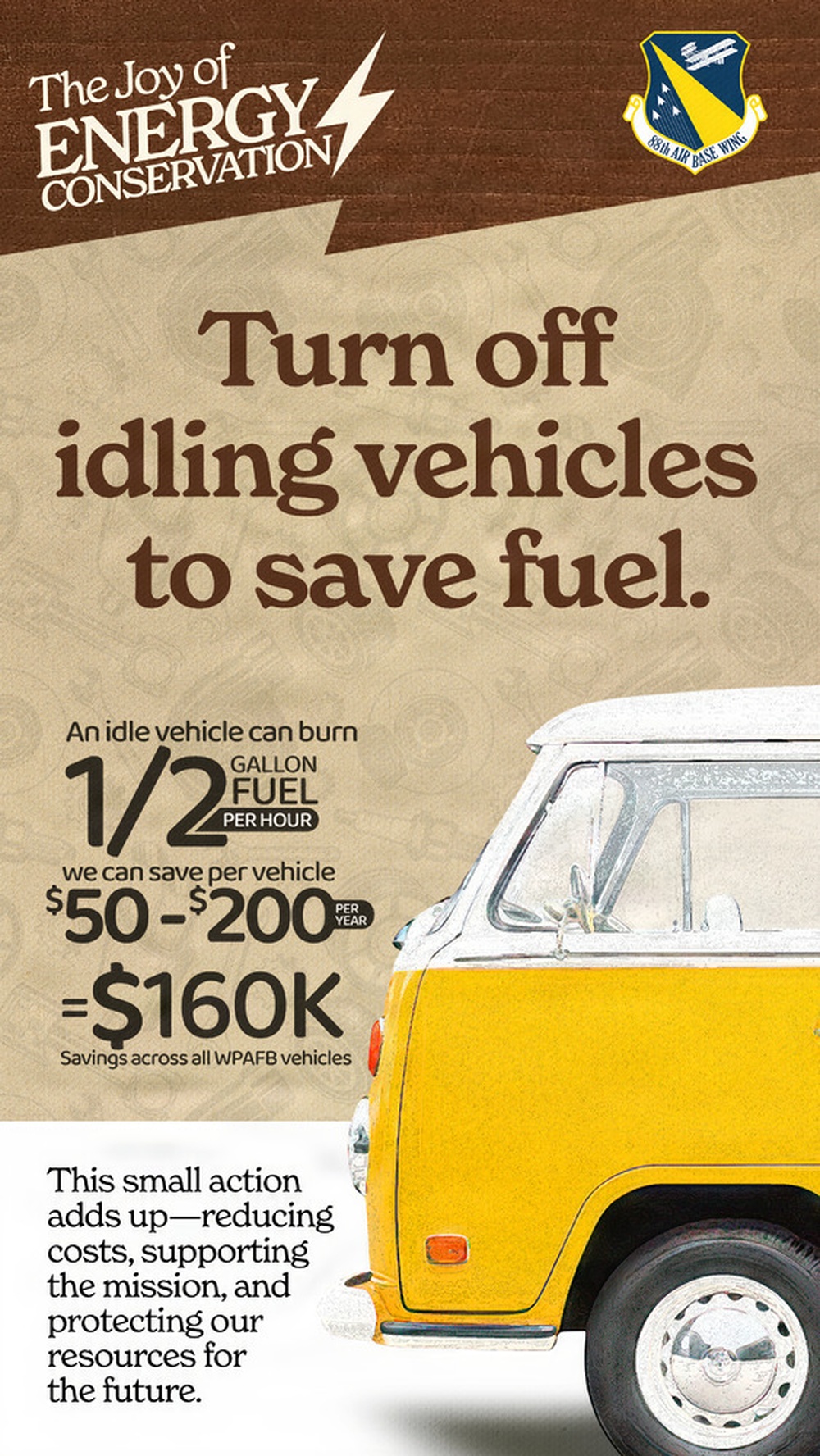 The Joy of Energy Conservation: Social Media Graphic