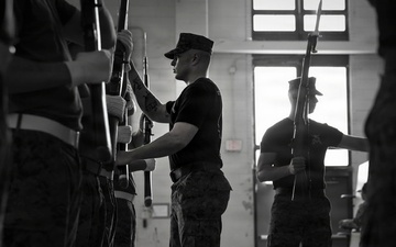 Silent Drill Platoon Selection held at MBW