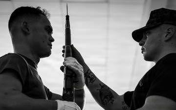 Silent Drill Platoon Selection held at MBW